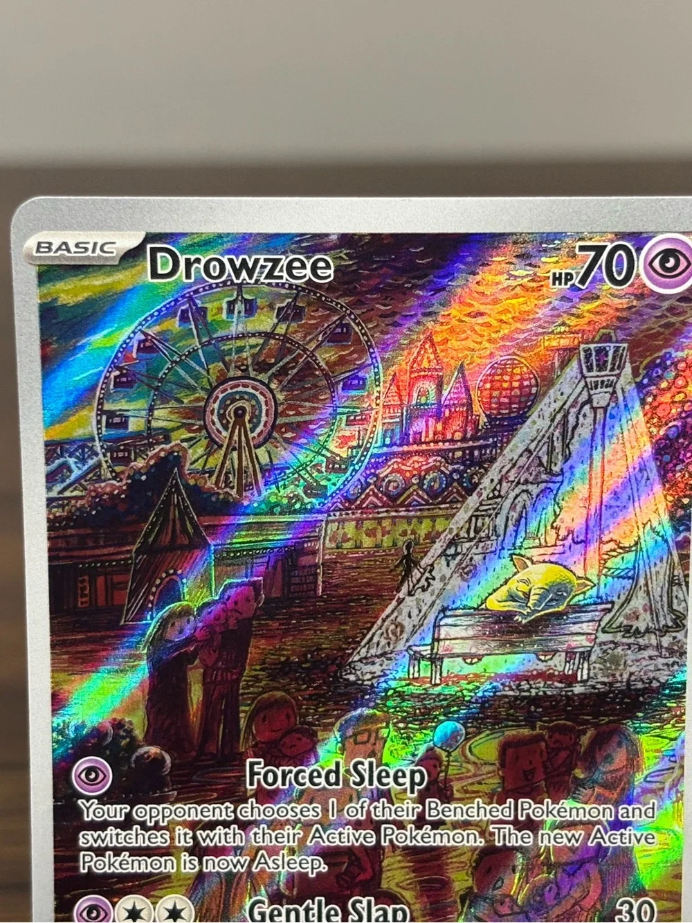Drowzee 210/198 Scarlet & Violet Illustration Rare Full Art Holo Pokemon Card